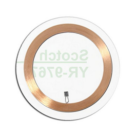 Acura AcuProx RFID - TAG de Proximidade EM 125Khz, 64bits, Clear Disc 30mm, Etiqueta Adesivada