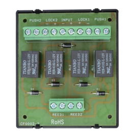 ILM-200 - Placa de relês para intertravamento de 2 portas