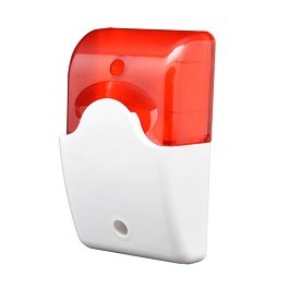 Sirene de Emergência c/ LED Vermelho e Sonorizador Buzzer de 120dB - ZKTeco AS603