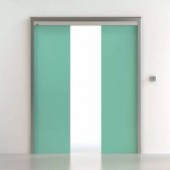 Ditec OLLY - Automatizador de Porta Deslizante 2 Folhas até 55Kgs c/ Trilho e Tampa