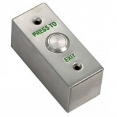 Vault PBT-100-4 Botoeira de Requisição de Saída para sobrepor, perfil estreito, Inox, NA/NF