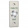 Hikvision DS-K7P02 Botoeira de Requisição de Saída para embutir, perfil estreito 35mm, aço inox